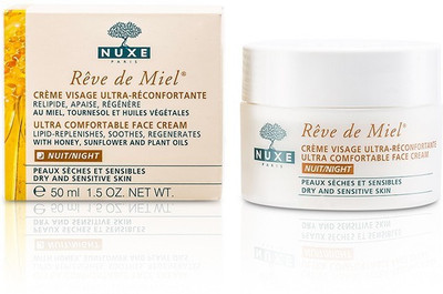 

Nuxe Reve De Miel Ultra Comfortable Face Night Cream (Dry & Sensitive Skin)(50 ml)