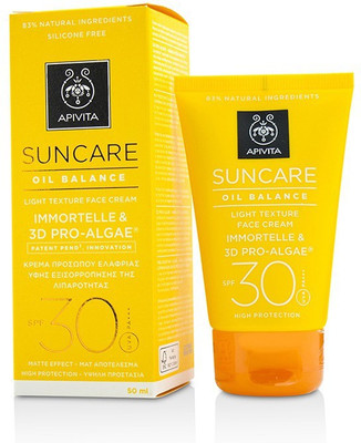 

Apivita Suncare Oil Balance Light Texture Face Cream SPF 30(50 ml)