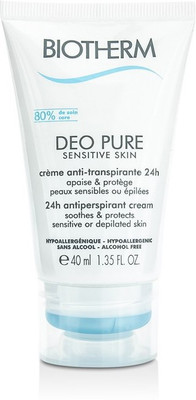 

Biotherm Deo Pure 24H Antiperspirant Cream (Sensitive Skin)(40 ml)