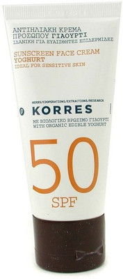 

Korres Yoghurt Sunscreen Face Cream SPF50 - Ideal For Sensitive Skin(50 ml)