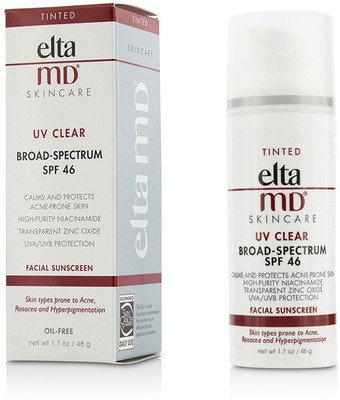 

EltaMD UV Clear Facial Sunscreen SPF 46 - For Skin Types Prone To Acne, Rosacea & Hyperpigmentation - Tinted(48 g)