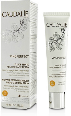 

Caudalie Vinoperfect Radiance Tinted Moisturizer Broad Spectrum SPF 20 - #01 Light(40 ml)