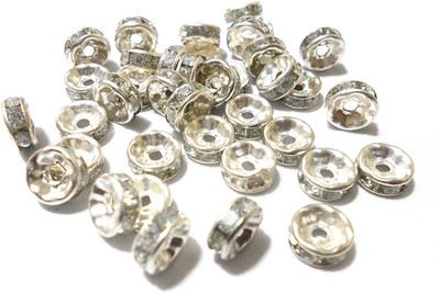 

JBN Jewels Silver Color Spacer for Jewelry Making, Designer Craft Making