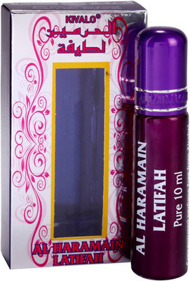 

Kivalo Haramain Pure Original Latifah Fragrance Roll On Attar For Women - 10 ml Floral Attar(Amber)