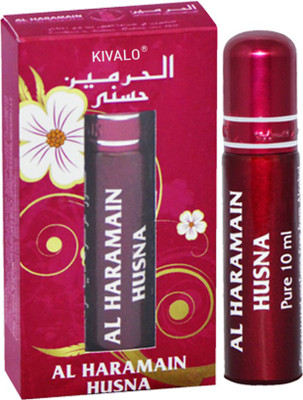 

Kivalo Haramain Pure Original Husna Fragrance Roll On Attar For Women - 10 ml Floral Attar(Amber)