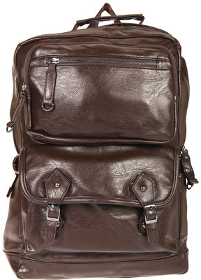 

XENSA LEATHERite_Laptop Waterproof Backpack(Brown, 35 L)