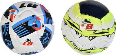 

Locham Brothers Euro Combo Pack (Size  + 1 ) Football - Size: (Pack of 2, Multicolor, White;blue