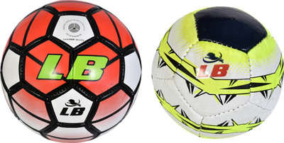 

Locham Brothers Barclays Combo Pack (Size +size 1) Football - Size: (Pack of 2, Multicolor, Red;yellow