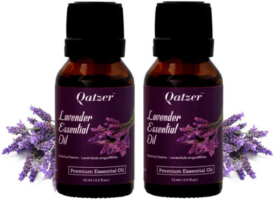 

Qatzer Lavender essential oil Lavender essential oil combo -100% Premium(30 ml)