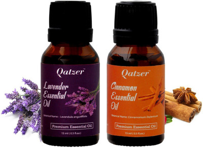 

Qatzer Lavender essential oil Cinnamon essential oil combo -100% Premium(30 ml)