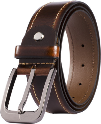 

VENER FABICA Men Casual, Evening, Formal, Party Brown Genuine Leather Belt