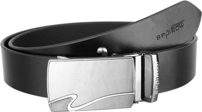 

spairow Men Formal Black Genuine Leather Belt