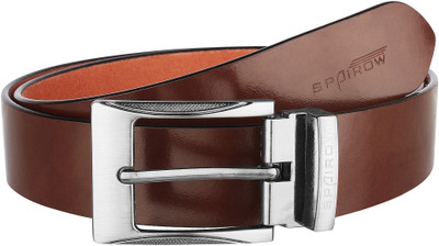 

spairow Men Formal Brown Genuine Leather Belt