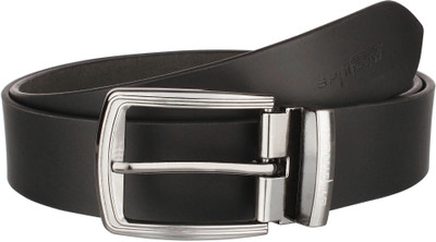 

spairow Men Formal Black Genuine Leather Belt