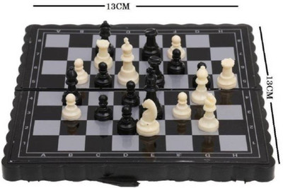 

Vortex Toys Travel Magnetic Chess Handy Board Game Toy with Incredible Finishing Board Game Board Game