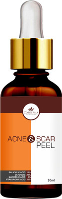 

Cosderma Salicylic Acid 25% Glycolic Acid 20% Mandelic Acid 5% - Salicylic peel for Acne Clearing, Sebum & Acne Scar Reduction, Remove Pigmentation Blackheads whiteheads from SKin Prevent Future Breakouts(30 ml)
