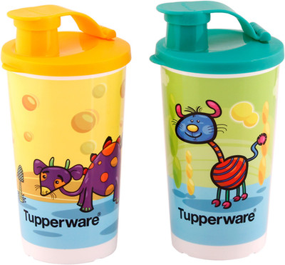 

Tupperware Willie Friends Tumbler(each one 330ml) 330 ml Sipper(Pack of 2, Multicolor)