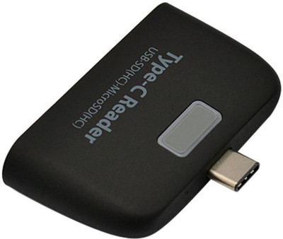 

M Mod Con Type C USB 3.1 to USB + Card Reader (Supports SD/MMC/SD (HC)/Micro SD cards) OTG with LED Indicator Connection Kit Card Reader(Multicolor)