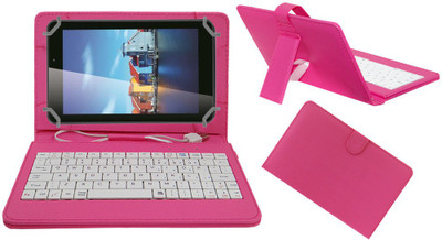 ACM Keyboard Case for Iball Slide Q40i(Pink, Cases with Holder, Pack of: 1)