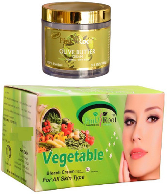 

Pink Root Vegetable Bleach 250gm, Gold Facial Kit 83gm(Set of 2)