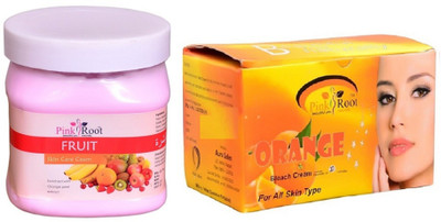 

Pink Root Orange Bleach 250gm, Fruit Cream 500ml(Set of 2)