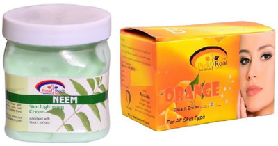

Pink Root Orange Bleach 250gm, Neem Cream 500ml(Set of 2)