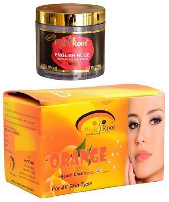 

Pink Root Orange Bleach 250gm, English Rose 100gm(Set of 2)