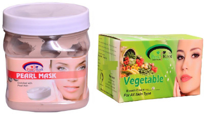 

Pink Root Vegetable Bleach 250gm, Papaya Gel 500ml(Set of 2)