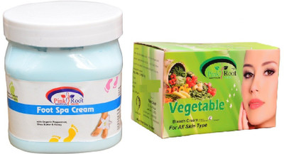 

Pink Root Vegetable Bleach 250gm, Cucumber Cream 500ml(Set of 2)