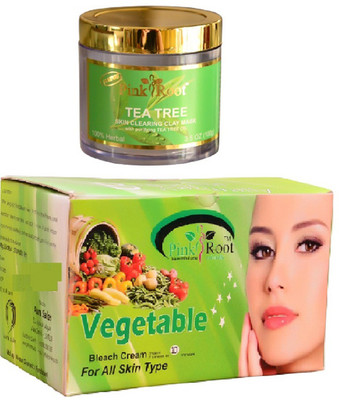 

Pink Root Vegetable Bleach 250gm, Sweet Lemon Butter Cream 100gm(Set of 2)