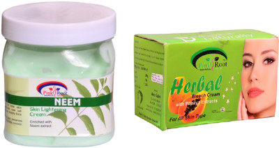 

Pink Root Herbal Bleach 250gm, Neem Cream 500ml(Set of 2)