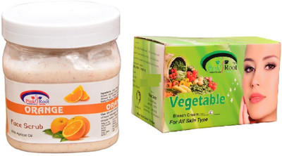 

Pink Root Vegetable Bleach 250gm, Gold Scrub 500ml(Set of 2)