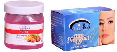 

Pink Root Diamond Bleach 250gm, Fruit Gel 500ml(Set of 2)