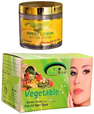 

Pink Root Vegetable Bleach 250gm, Diamond Facial Kit 83gm(Set of 2)