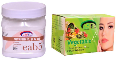 

Pink Root Vegetable Bleach 250gm, Cocoa Butter Cream 500ml(Set of 2)