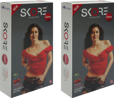 Skore Cherry Condom(Set of 2, 20S)