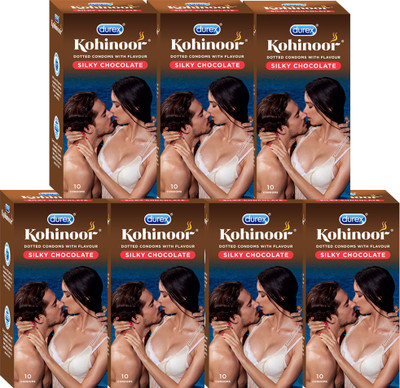 

Durex Silky Chocolate Condom(Set of 7, 70S)