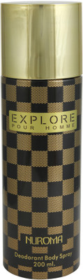 Cfs Nuroma Explore Brown Deodorant Spray - For Men(200 ml)
