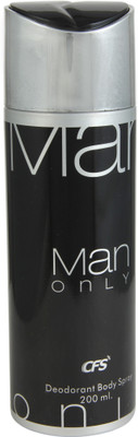 

CFS Man only Black Deodorant Spray - For Men(200 ml)