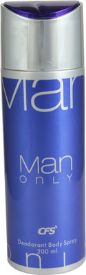 

CFS Man Only Blue Deodorant Spray - For Men(200 ml)