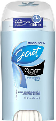 

Secret Outlast & Olay Completely Clean Smooth Solid Women's Antiperspirant & Deodorant 2.6 oz Pocket Perfume - For Women(73 ml)