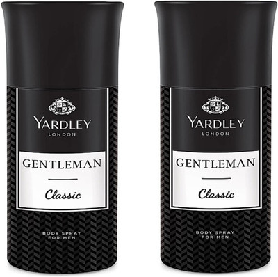 

Yardley London GENTLEMAN CLASSIC Body Spray - For Men(300 ml, Pack of 2)