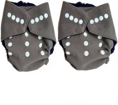 

Comfort cloth diaper twin pack of all in one diaper with one bamboo insert - S(2 Pieces)