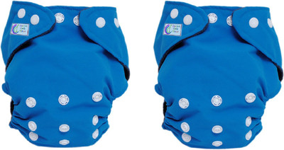 

Comfort cloth diaper all in one type with two bamboo inserts - L(2 Pieces)