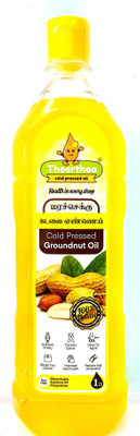 

Theerthaa Cold pressed virgin Groundnut Oil 1000 ml Plastic Bottle