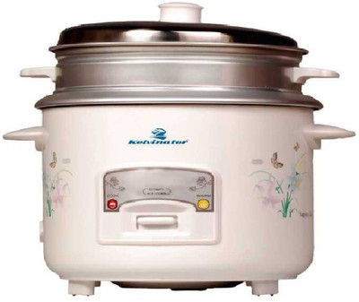 

Kelvinator KRC-718 700-Watt 1.8-Litre Rice Cooker, Food Steamer(1.8 L, White)