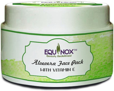 

EQUINOXBLISS Equinox Aloevera Face Pack with vitamin E for all type of skin(glowing and radiant skin)(500 g)