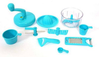 

Crystal Dual Speed Mini Food Processor 7 in 1 (Blue) 250 W Food Processor(Multicolor)