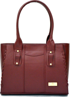 

AGINOS Hand-held Bag(Maroon)