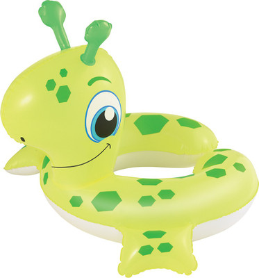 

DealBindaas Bestway Swim Ring, 23.5"*21" SEA CREATURE SWIM RING Tube Design Swimming Ring | For Kids Teen | Easy Inflatable | Easy To Store Inflatable Pool Accessory(Green)